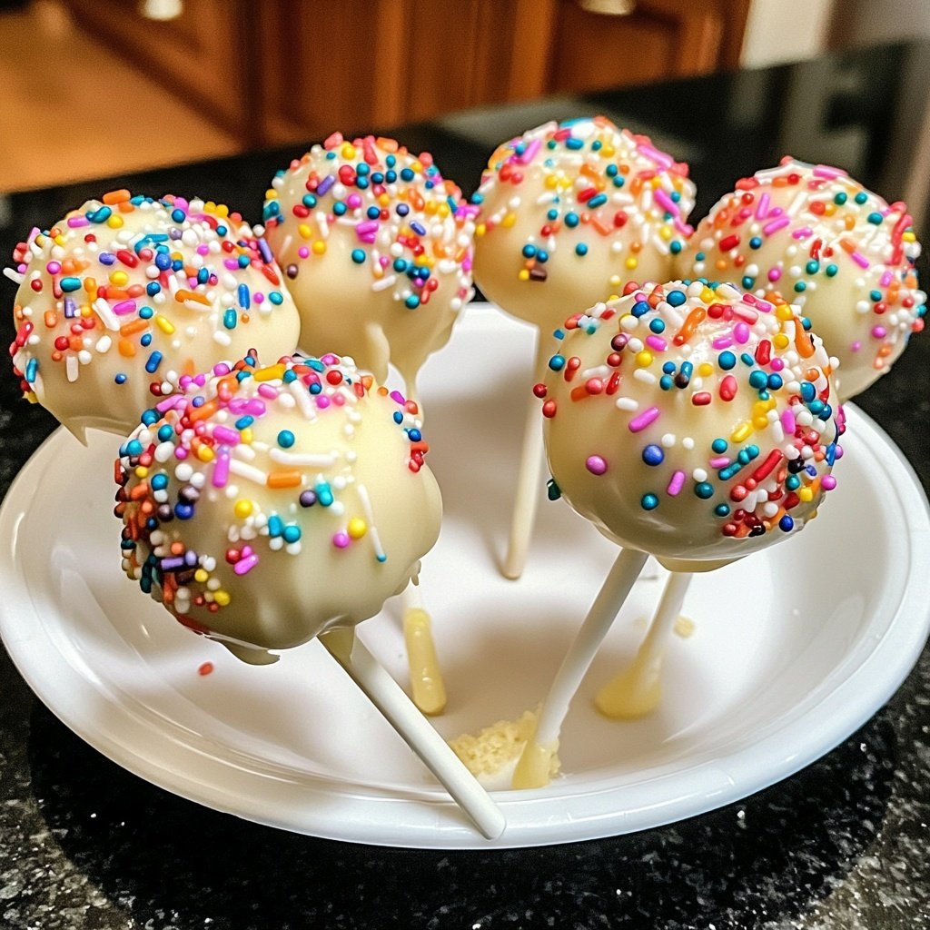 Starbucks Copycat Birthday Cake Pops