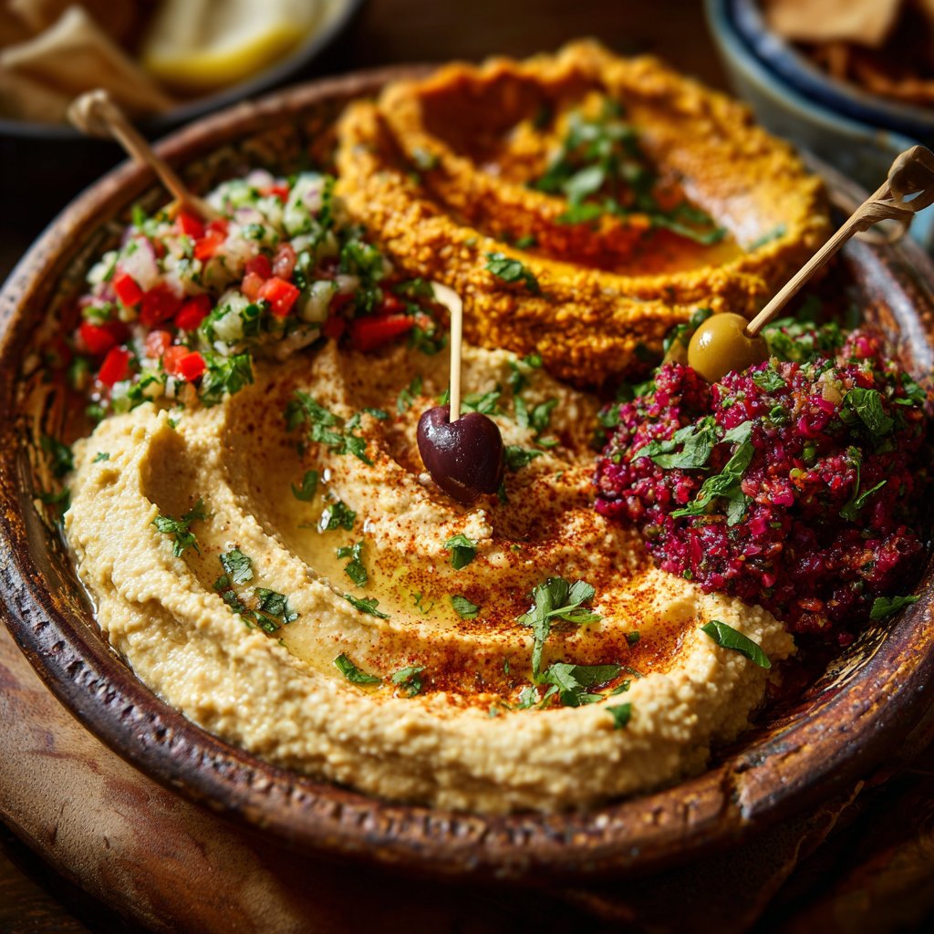 Romantic Mezze Plate for Two
