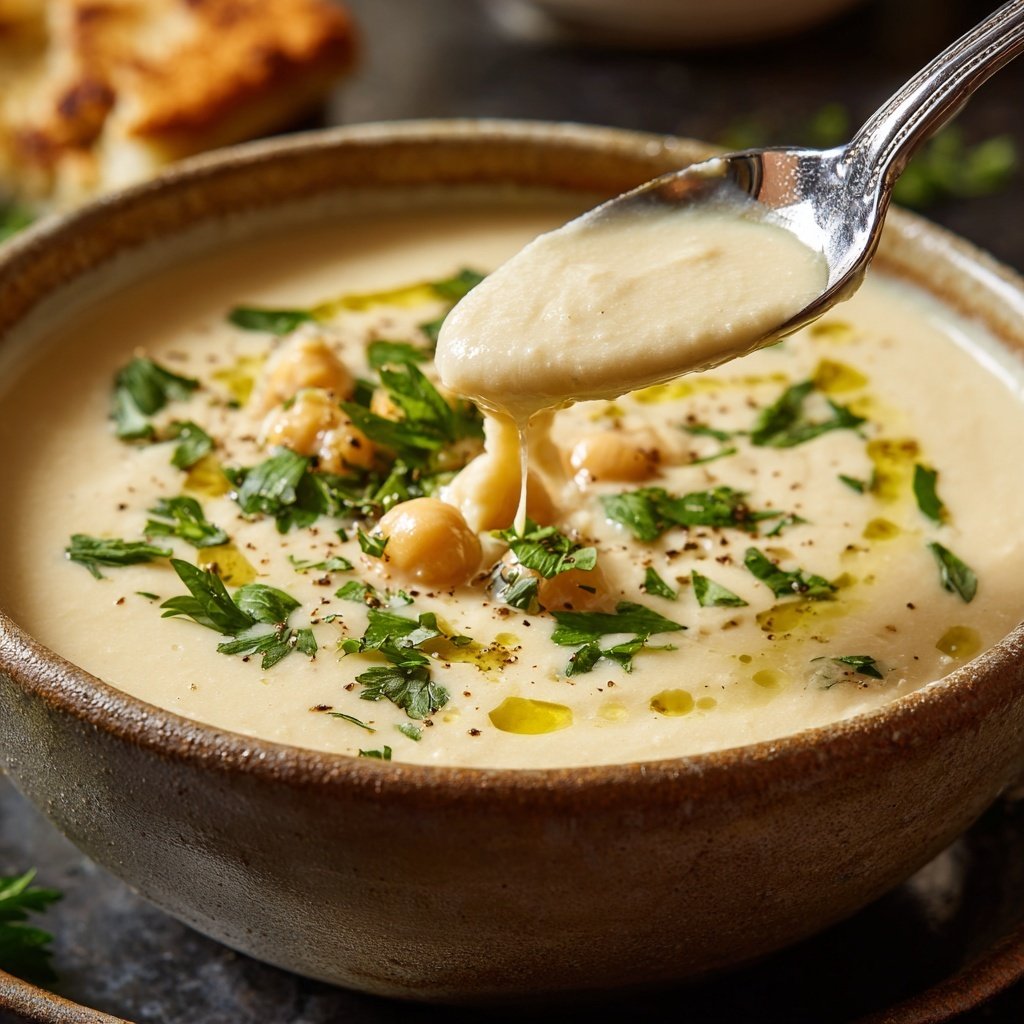 Creamy Lemon Chickpea Soup