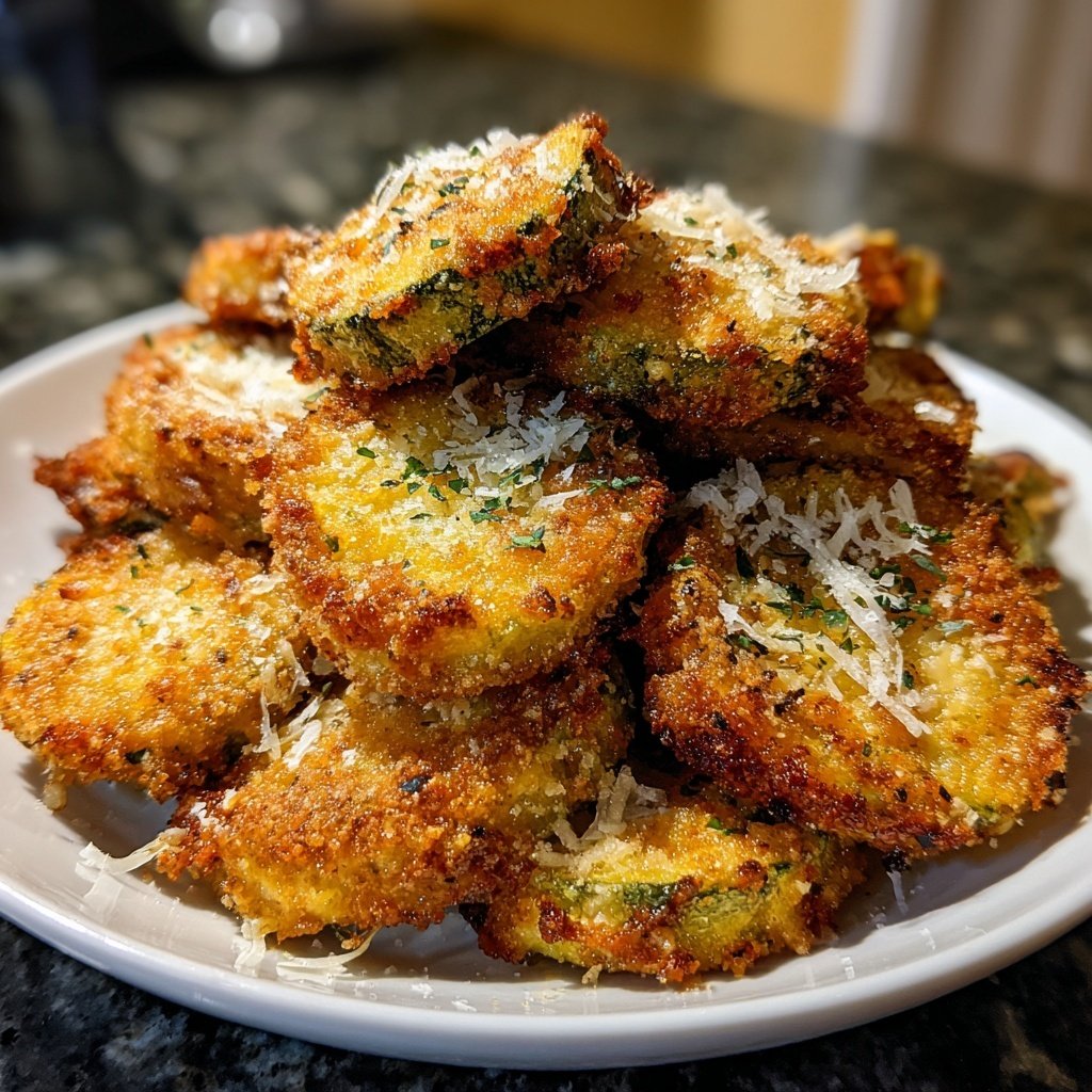 Easy Slider Crispy Zucchini Parmesan