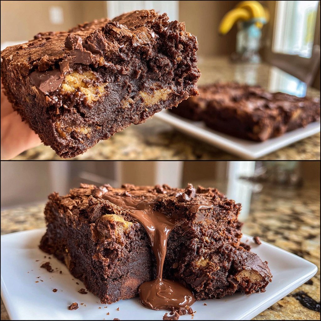 Chocolate Banana Brownies