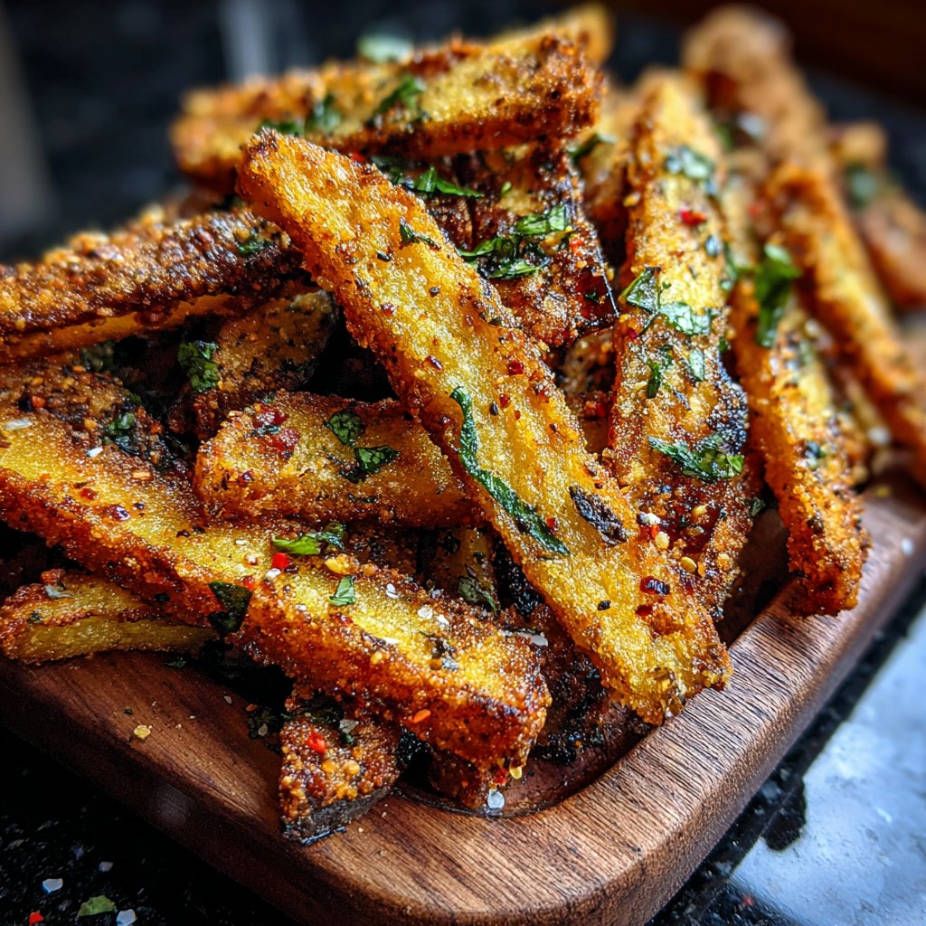 Crispy Eggplant Veggie Fries