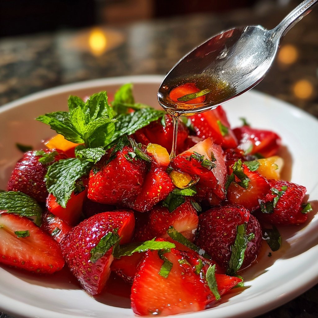 Fresh Strawberry Fruit Salad