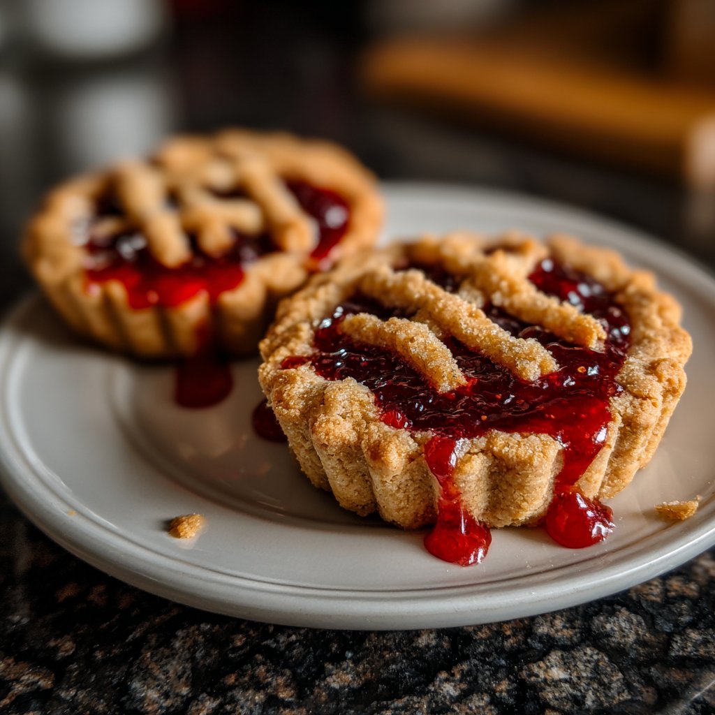 Raspberry Linzer Tarts