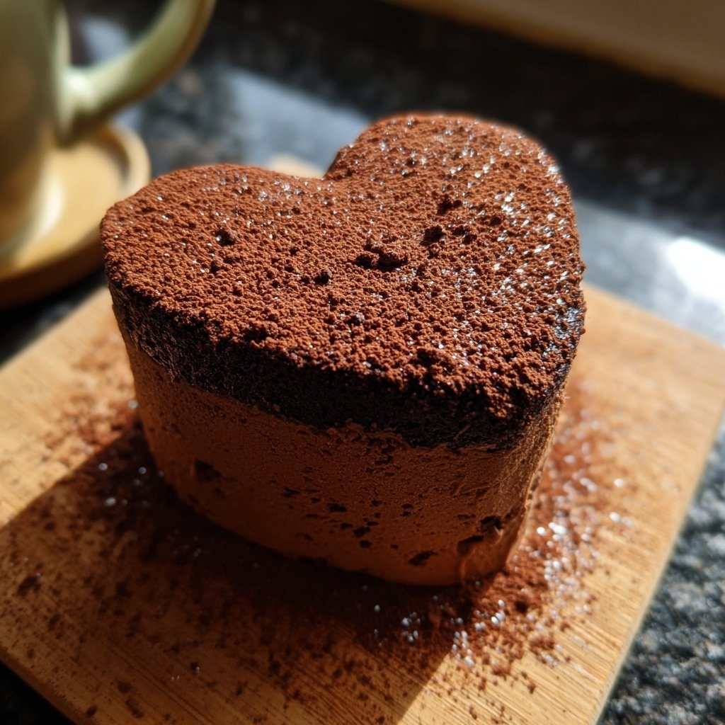 Mini Heart Cake with Chocolate Mousse