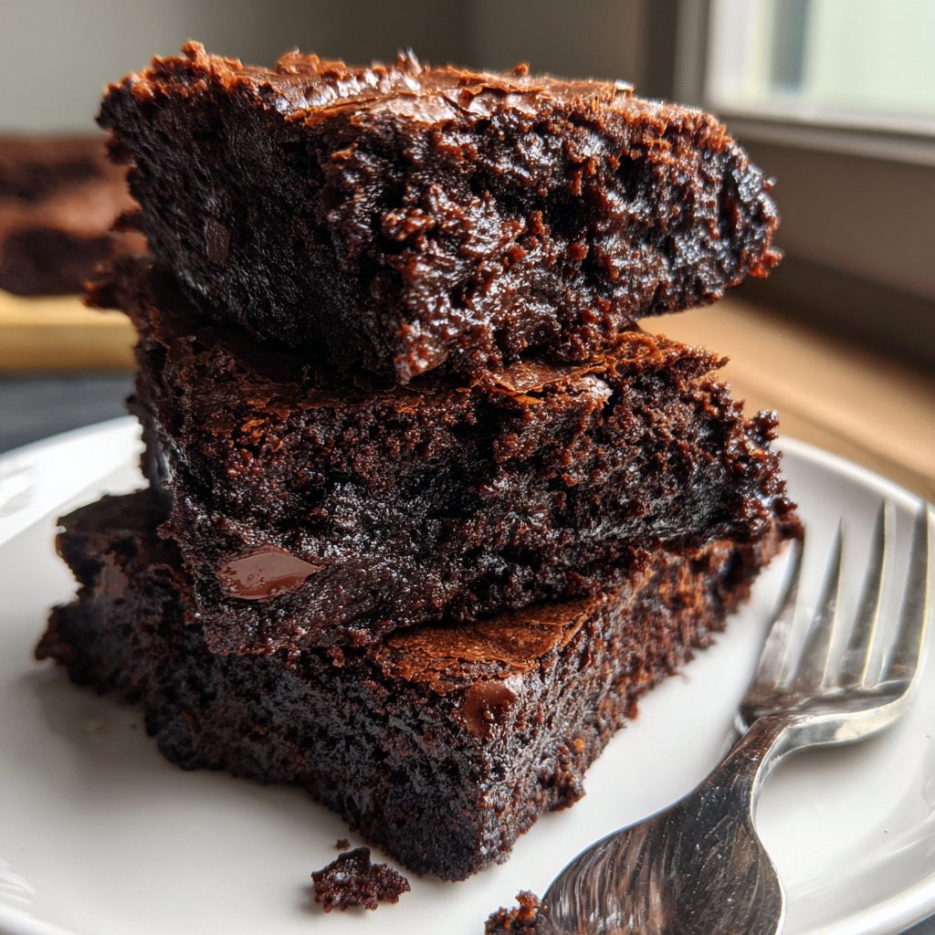 Fudgy Brownies Using Sourdough Discard