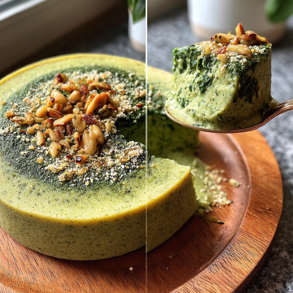 Romantic Creamy Spinach Polenta