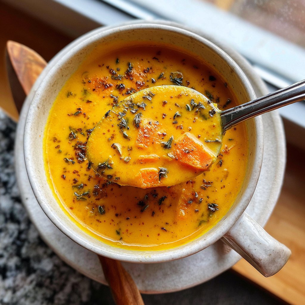 Creamy Carrot Ginger Soup