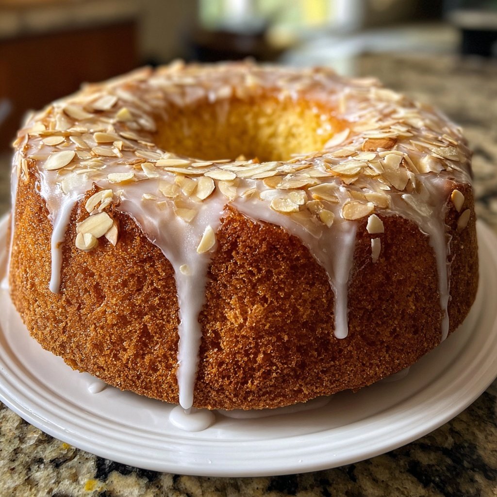 Vanilla Almond Yogurt Cake
