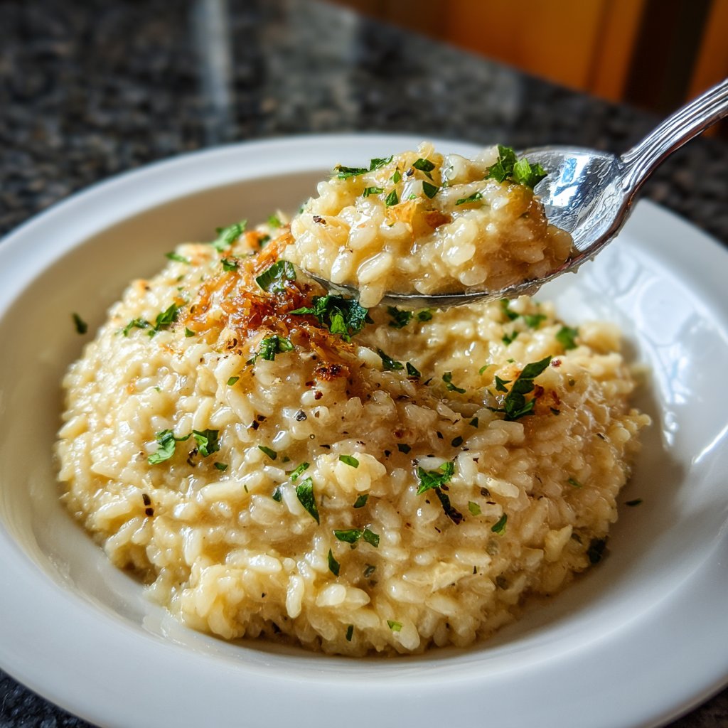 Romantic Roasted Garlic Risotto