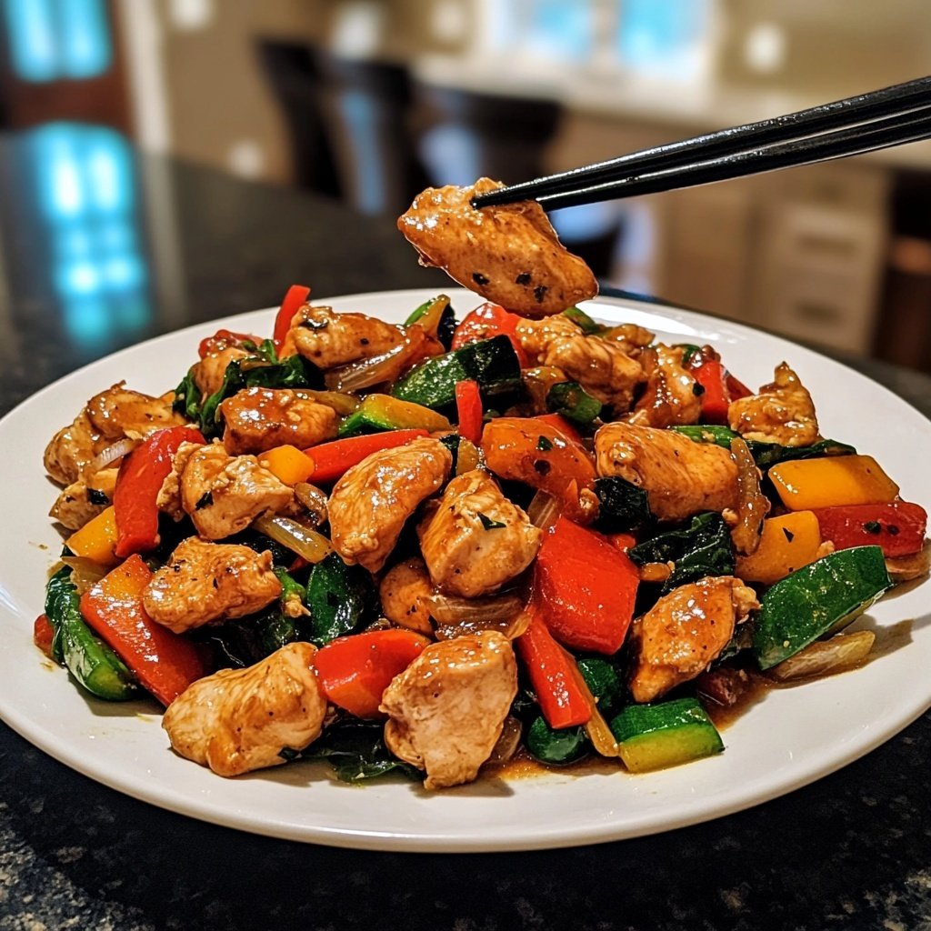 High Protein Chicken Stir Fry